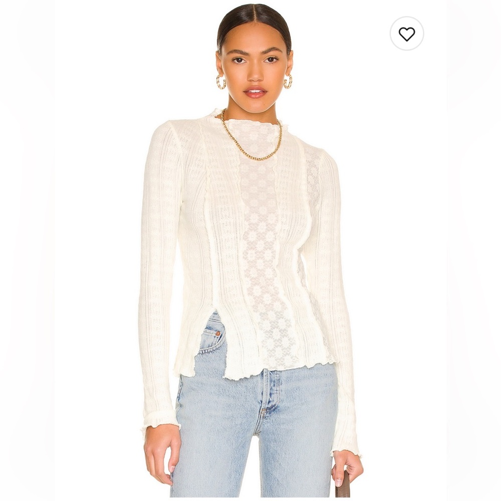 Free People X REVOLVE Lula Top in Gardenia